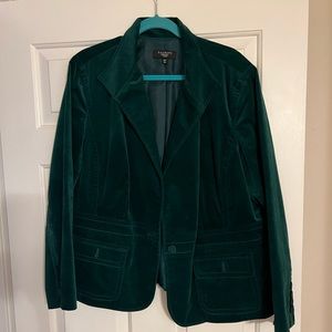 Talbots velour blazer - Size 18W